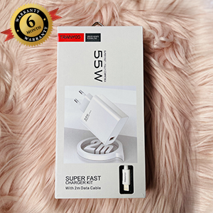 TRANYOO 55w SUPER FAST CHARGER KIT With 2m Data Cable
